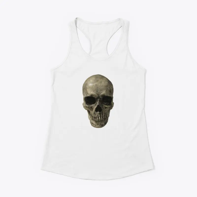 Skull on white