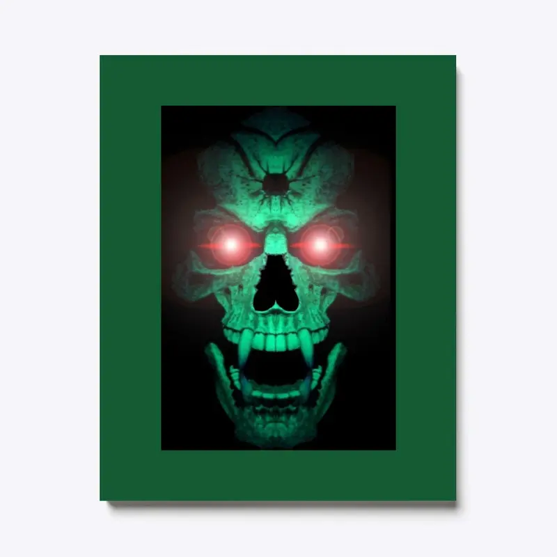 Green skull #2