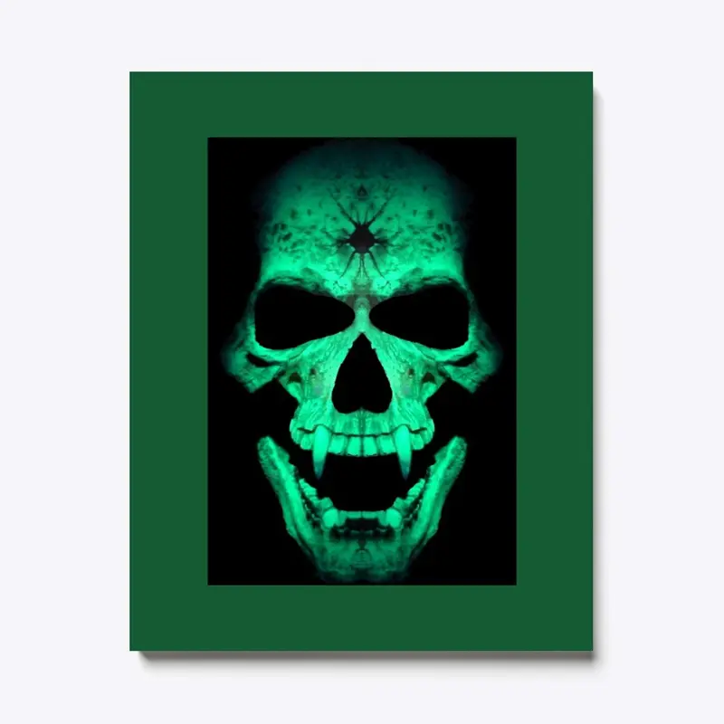 Green skull #1