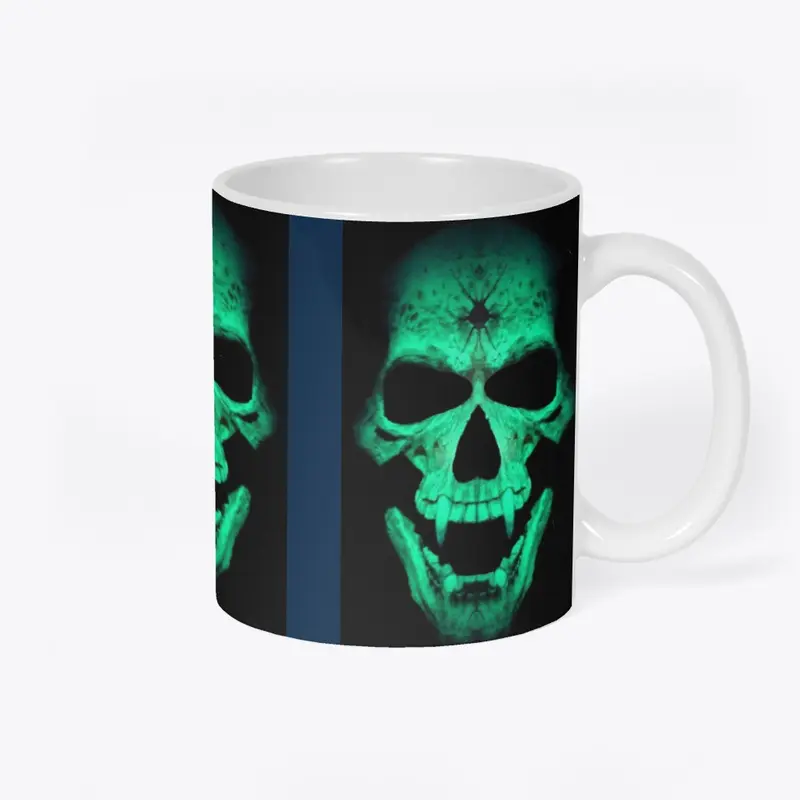 Green skull #1